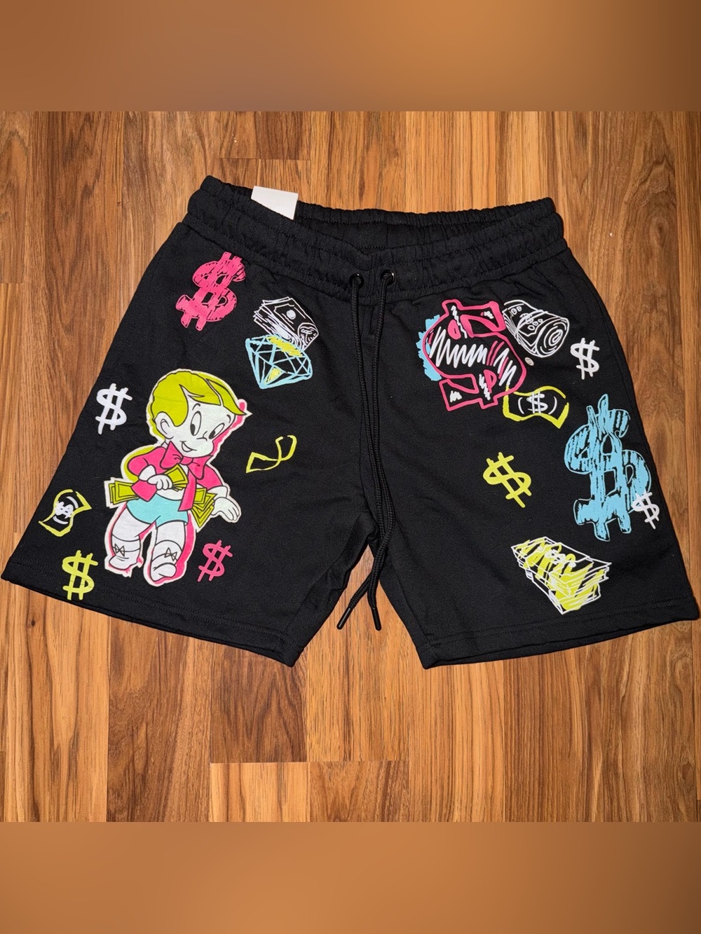 Reason Ritchie Rich Black Shorts
